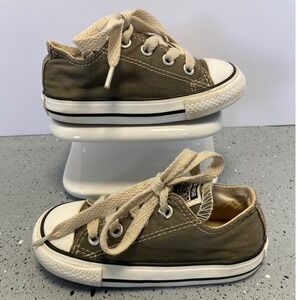 Converse Chuck Taylor All Star Toddler 6 Greenish gray Low Top Sneakers 7J794
